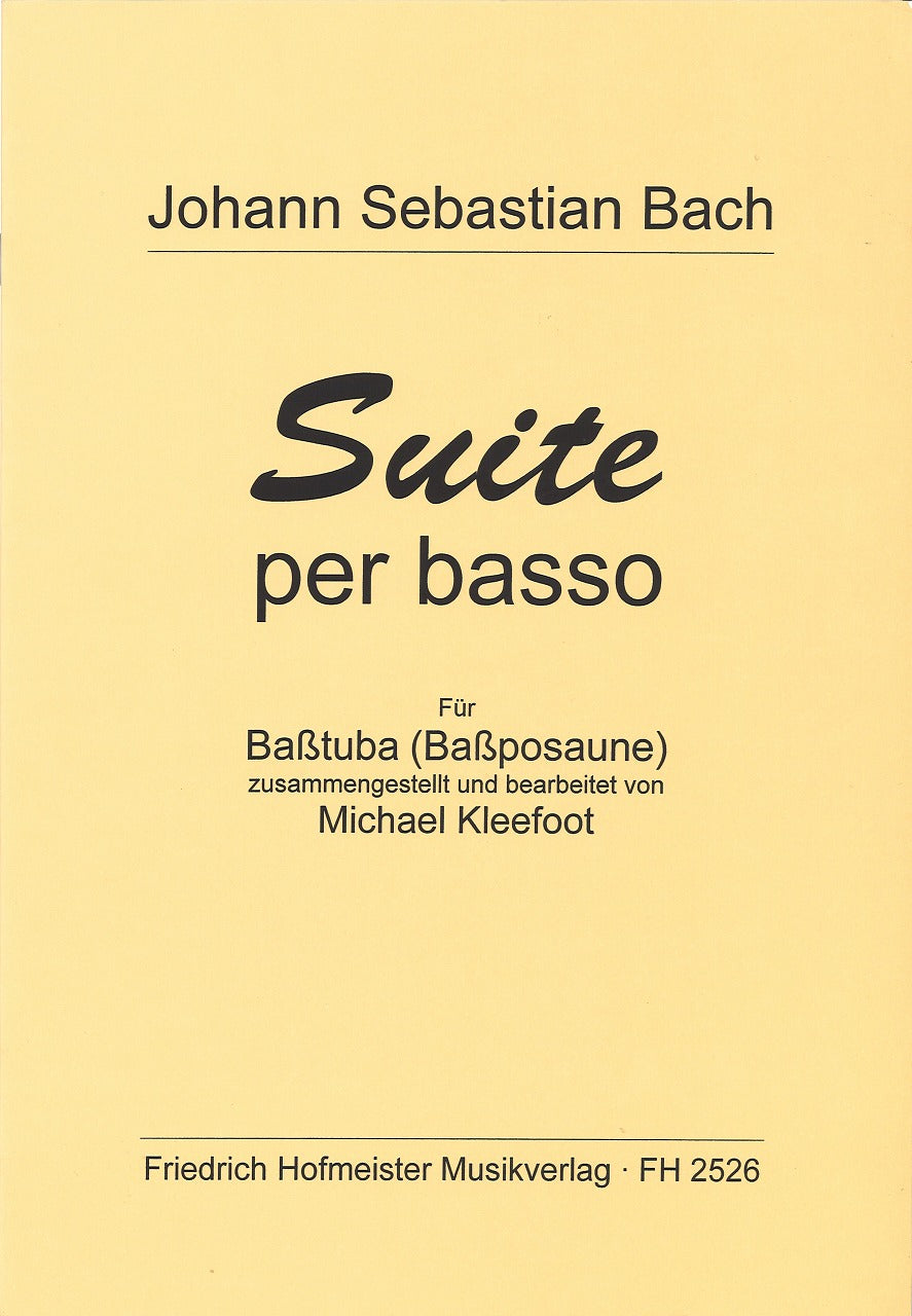 Bach, Suite (Tba/BTbn Solo) (Hofmeister)