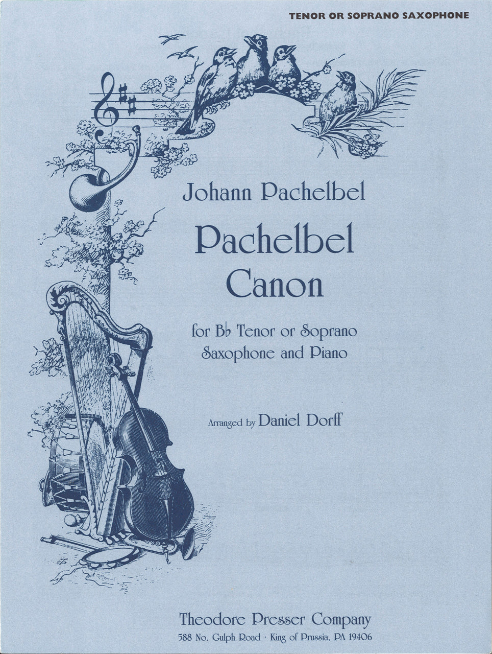 Pachelbel, Canon (Bb Sax,Pf) (Presser)