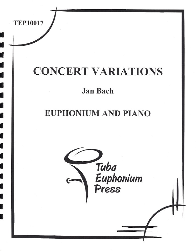 Bach,Jan, Concert Variations (1977) (Tuba-Euphonium Press)