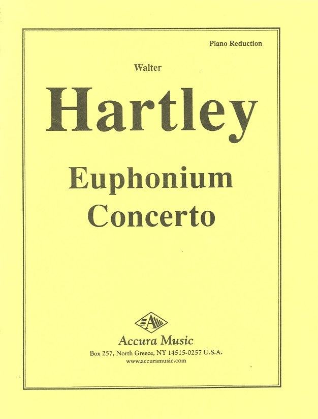 Hartley, Euphonium Concerto (Euph,Pf) (Accura Music)