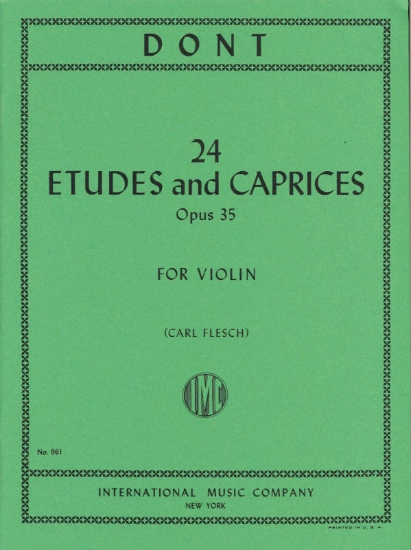 Dont, Etudes & Caprices op. 35 (Flesch) (IMC)