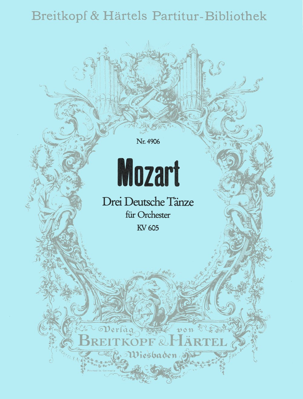 Mozart, 3 Deutsche Tanze KV 605 (Breitkopf)