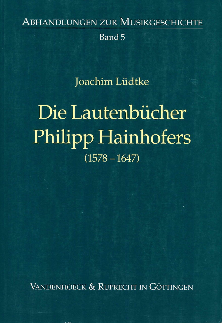 Ludtke, Lautenbucher P.Hainhofers (Vandenhoeck & Ruprecht V&R)
