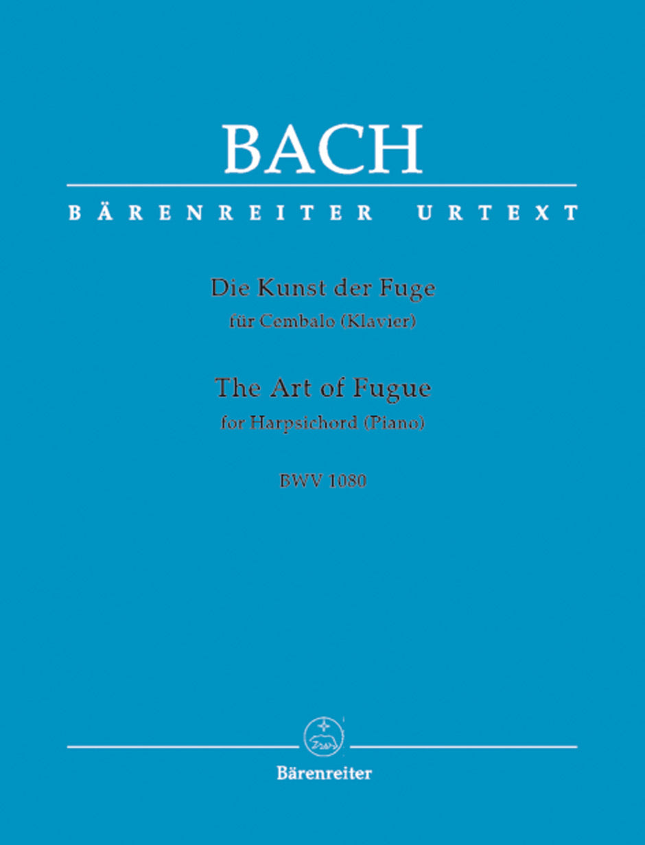 Bach, Kunst der Fuge BWV 1080 (Hofmann) (Barenreiter)