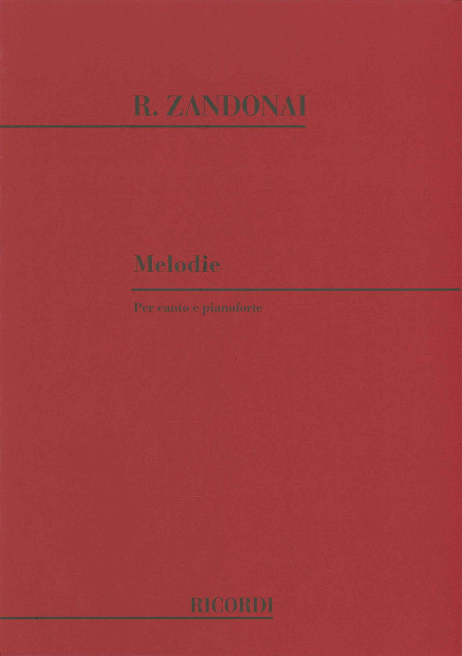 Zandonai, 6 Melodie, 4: Serenata (Ricordi)