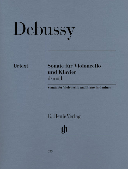 Debussy, Sonate d-moll (Heinemann) (Henle)