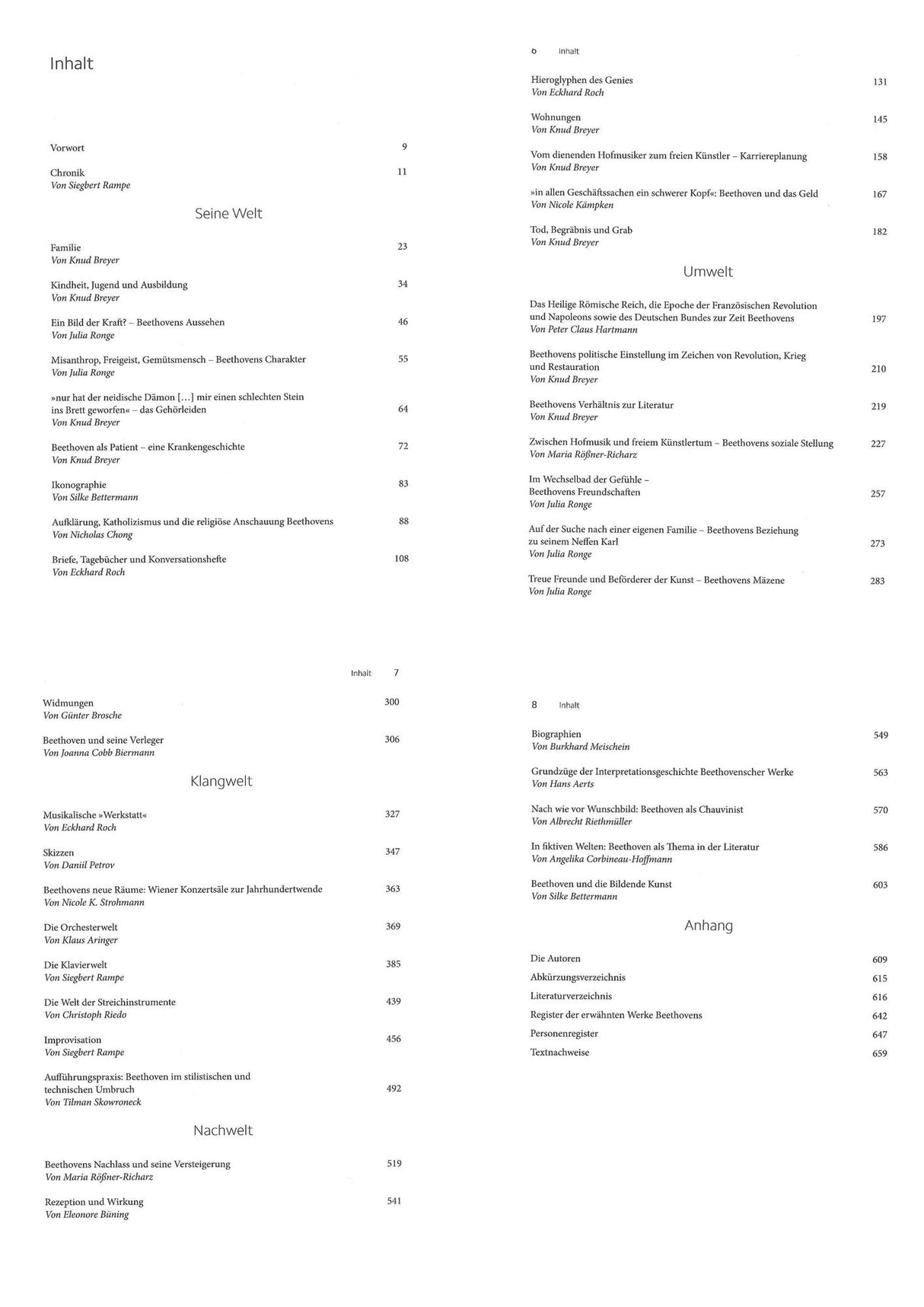 Beethoven Handbuch 5: Beethovens Welt (Laaber)