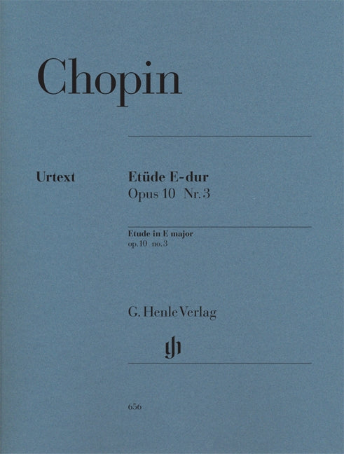 Chopin, Etude op. 10/3 in E (Henle)