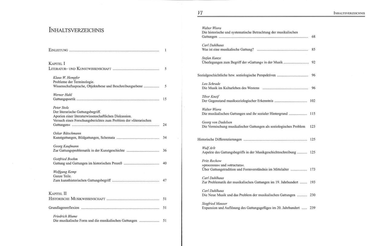 Mauser, Theorie der Gattungen (Laaber)
