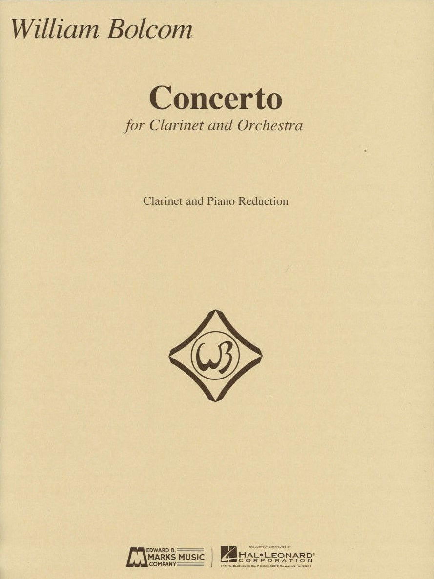 Bolcom, Concerto for Clarinet and Orch. (Marks)