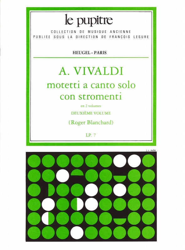 Vivaldi, Motetti 2 (LP 7/2) (Heugel)