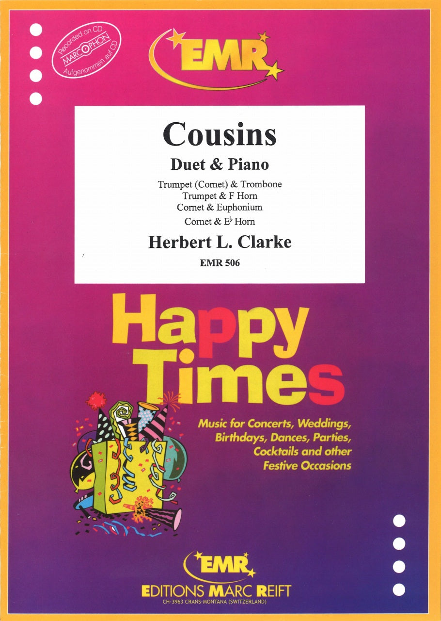 Clarke, Cousins (Trp,Tbn,Pf) (Reift)
