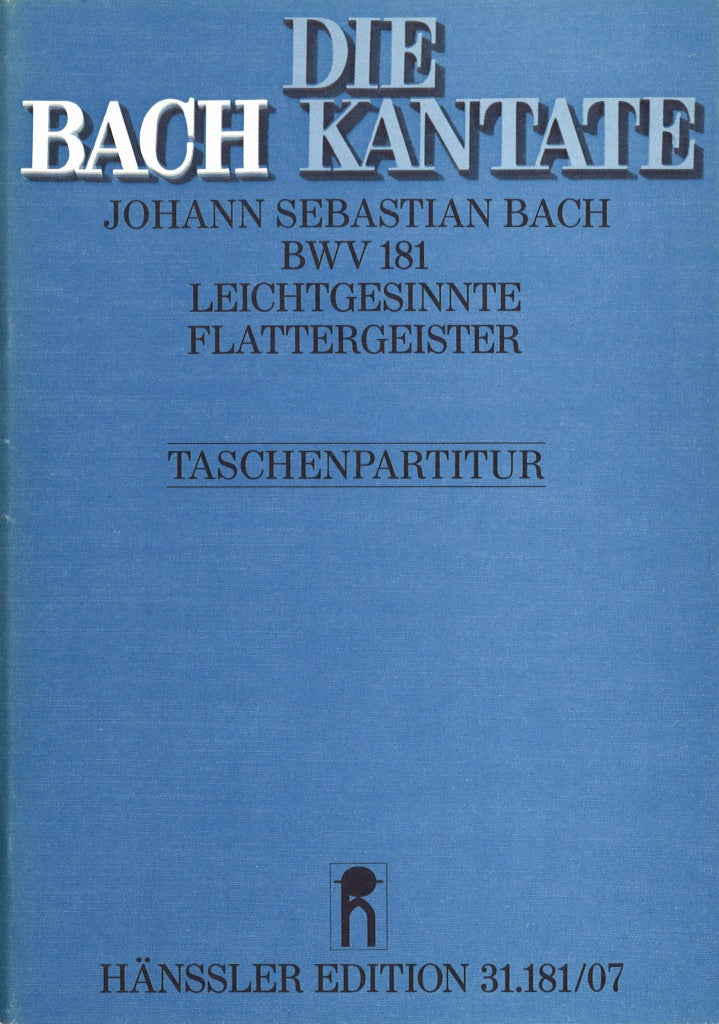 Bach, Cantata No.181 (Miniature Score) (Carus)
