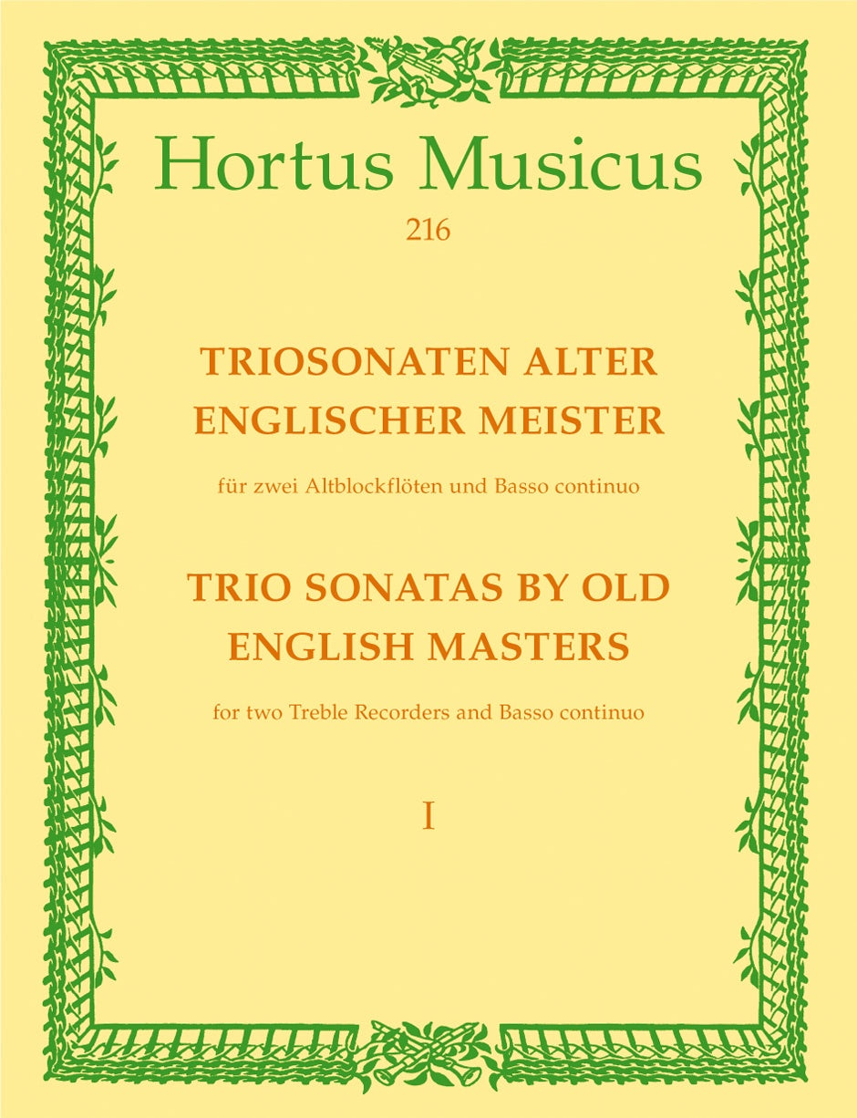 Triosonate alter englisch. Meister 1 (Barenreiter)