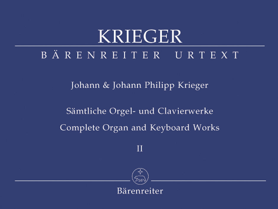 Krieger, Samtliche Orgelwerke 2 (Barenreiter)