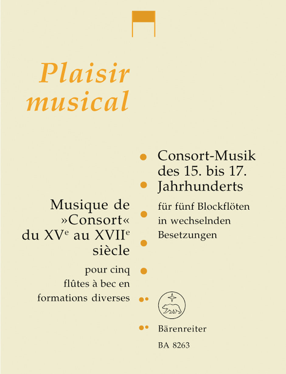Concert-Musik des 15. bis 17. Jhr.(5-pt) (Barenreiter)