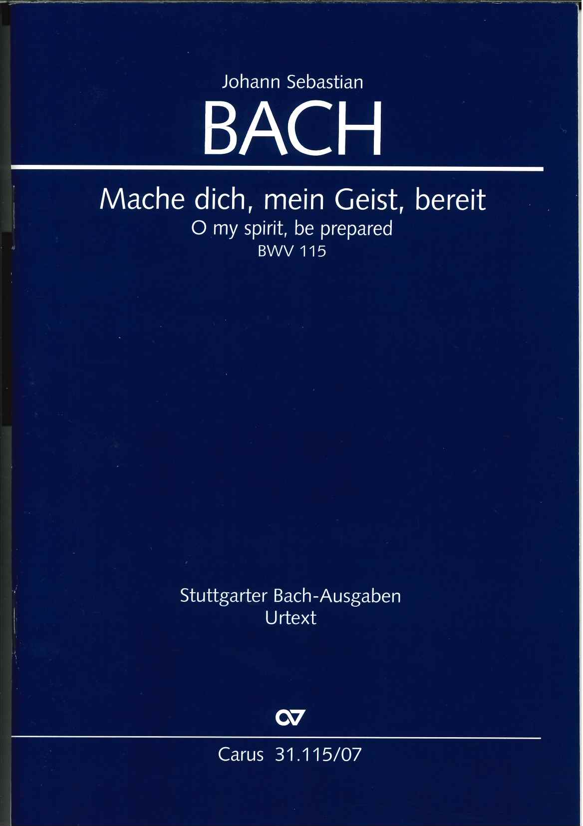 Bach, Cantata No.115 (Carus)