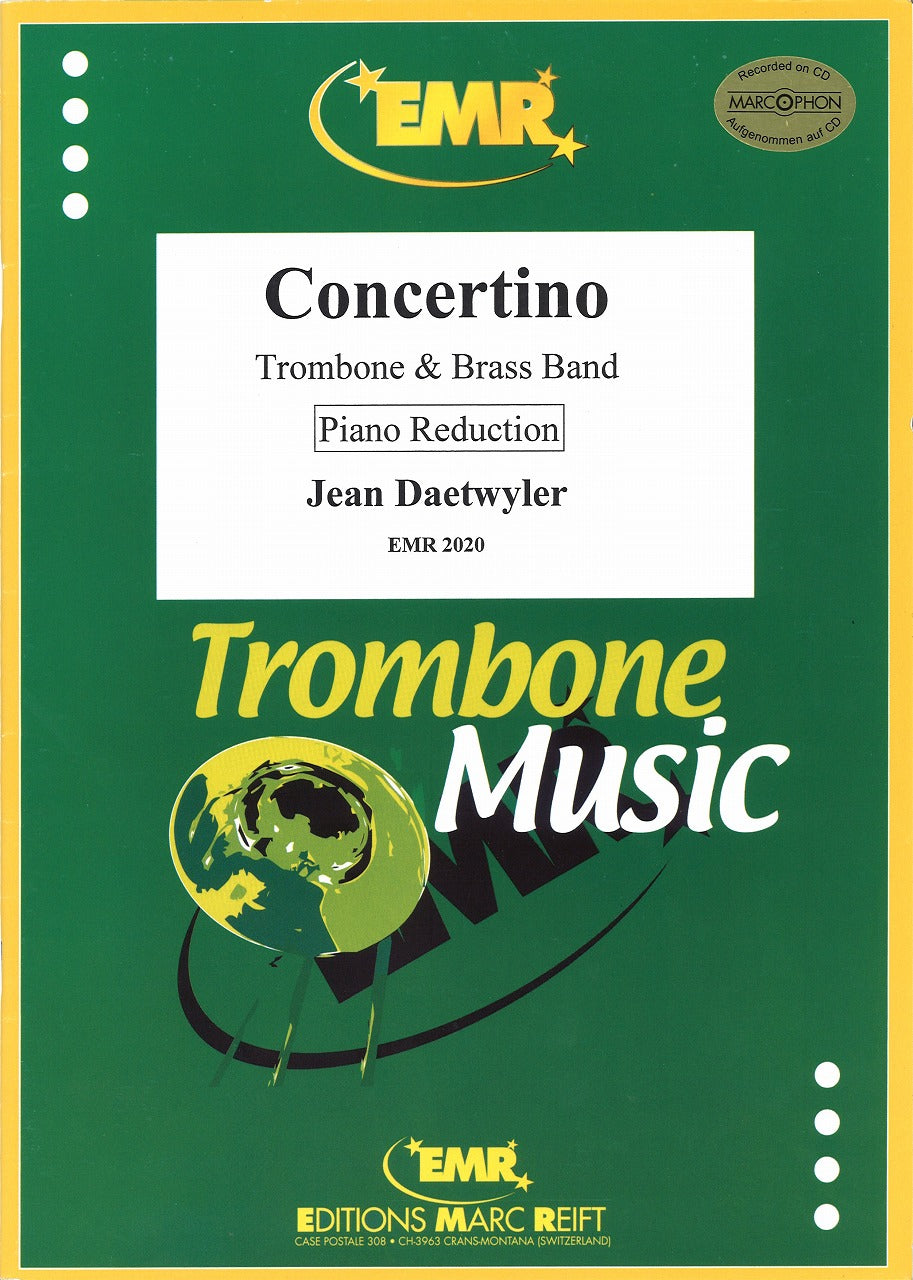 Daetwyler, Concertino (Tbn,Pf) (Reift)