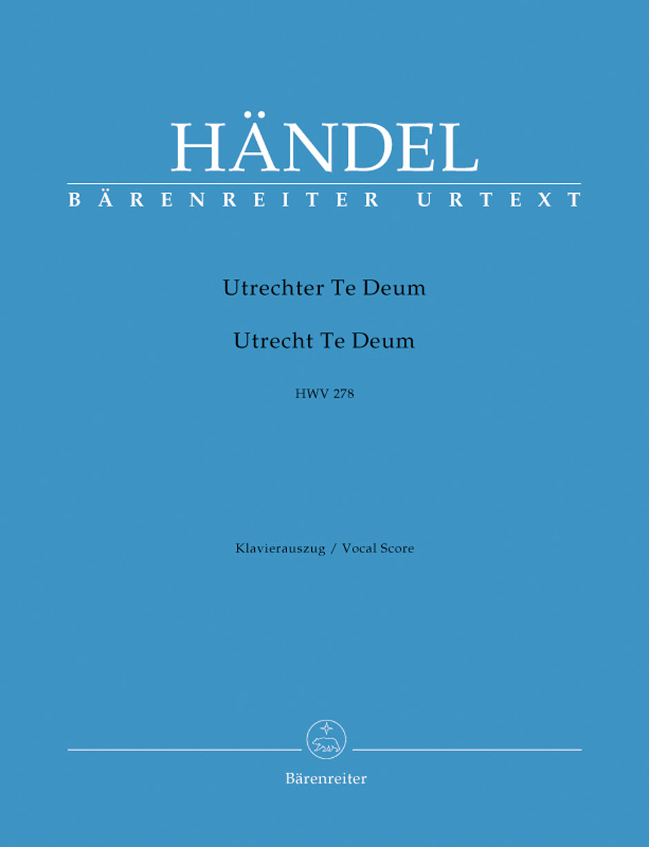 Handel, Utrechter Te Deum, HWV 278 (Barenreiter)