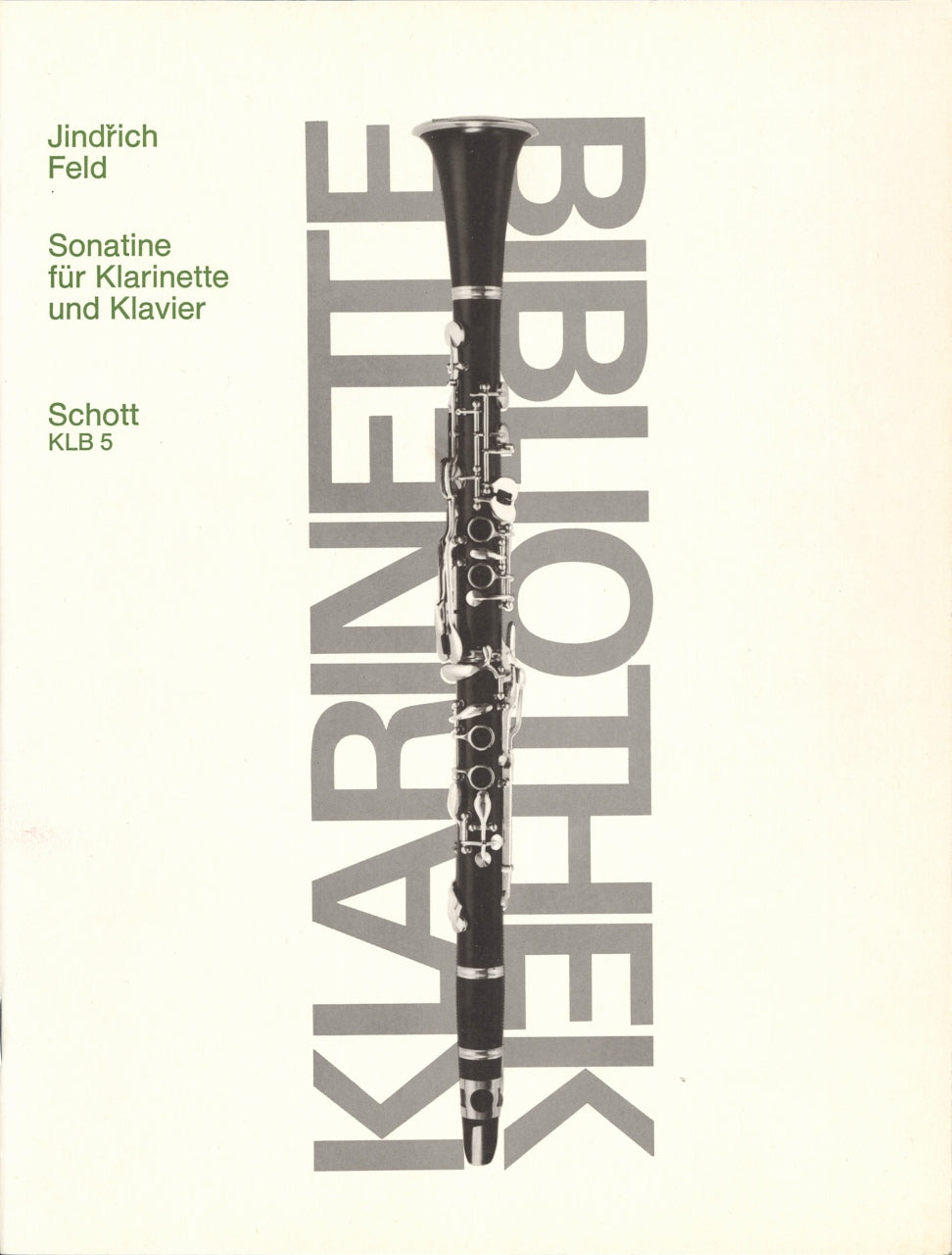 Feld, Sonatine (Cl,Pf) (Schott)
