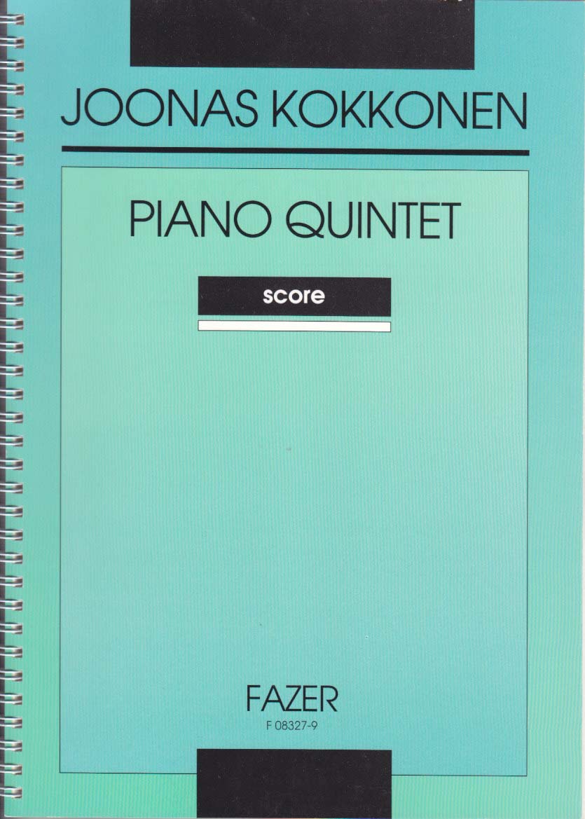 Kokkonen, Piano Quintet (Score=Piano) (Fazer/Fennica Gehrman)