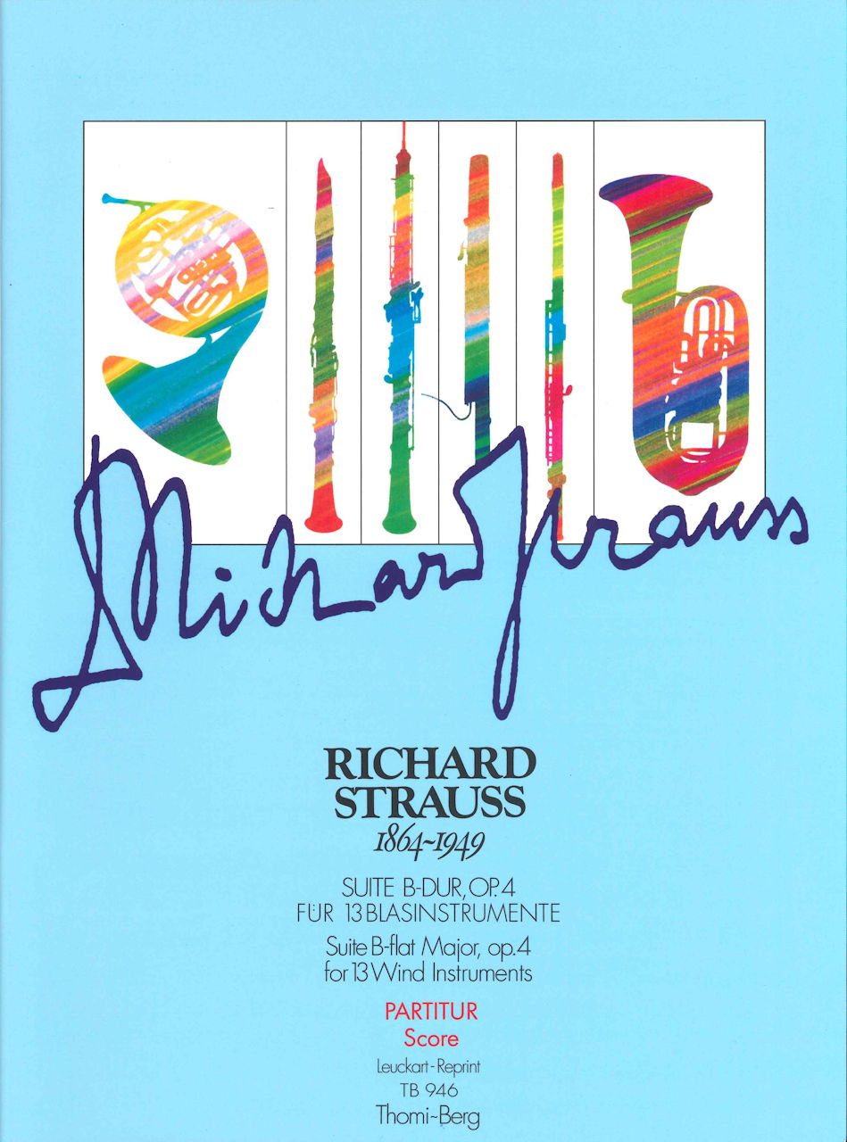 Strauss,R., Suite op. 4 B-dur (Partitur) (Thomi-Berg)