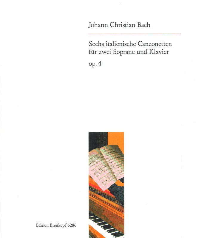 Bach,J.C., Italienische Canzonetten op.4 (Breitkopf)