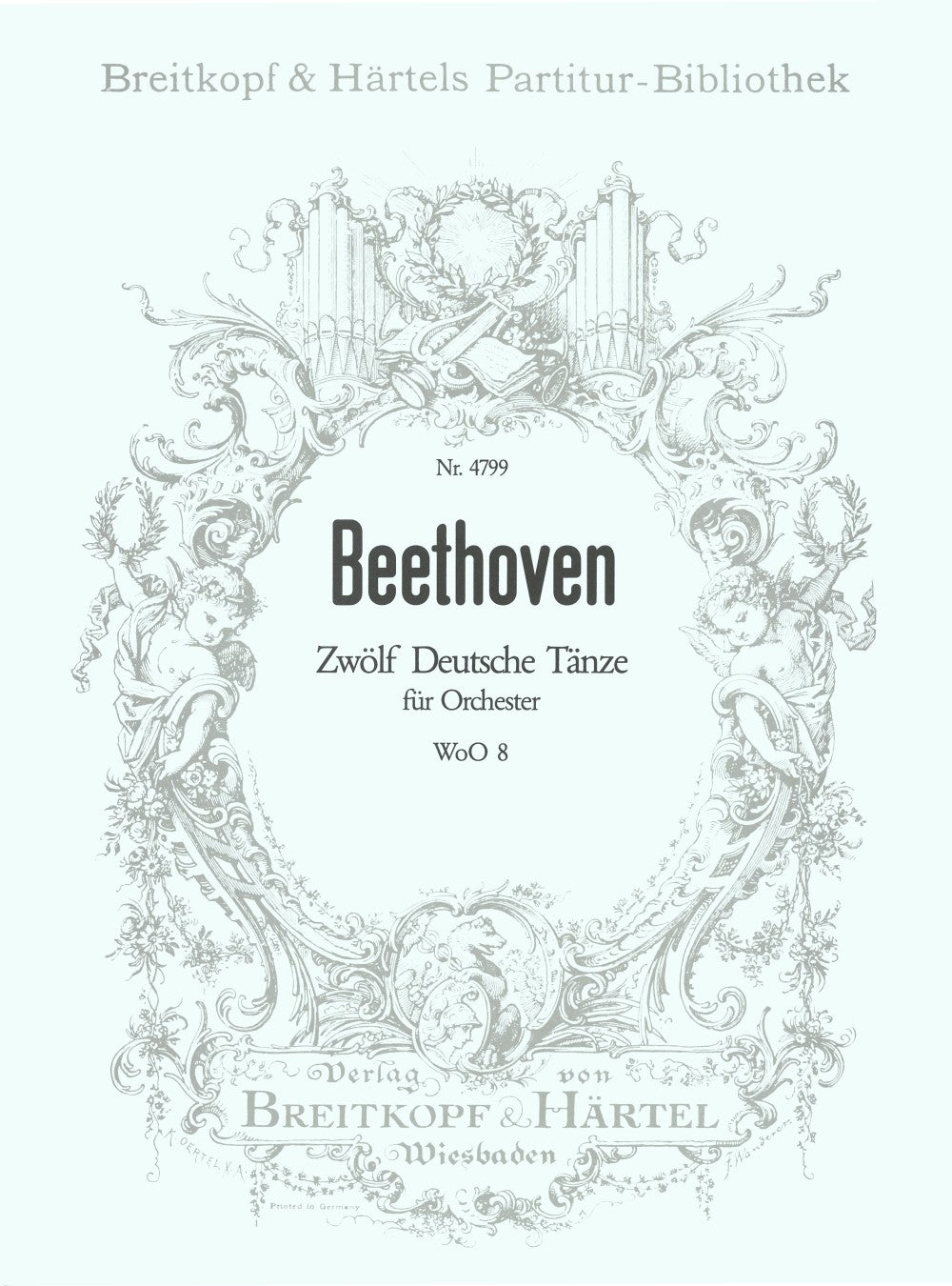 Beethoven, Deutsche Tanze WoO 8 (Score) (Breitkopf)