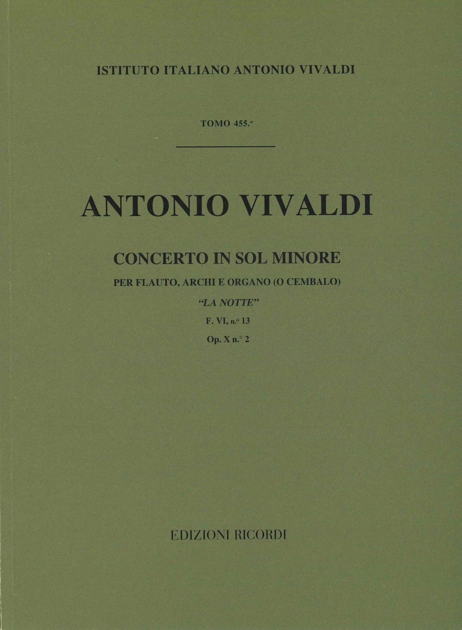 Vivaldi, Concerto op. 10/2 'La Notte' (Ricordi)