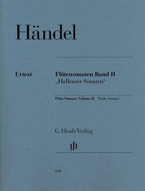 Handel, Sonaten 2: HWV 374-376 Hallenser (Henle)