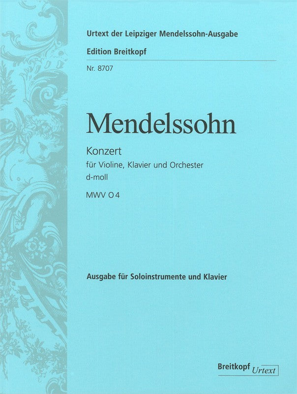 Mendelssohn, Concerto d-moll (Vn,Pf,Pf) (Breitkopf)