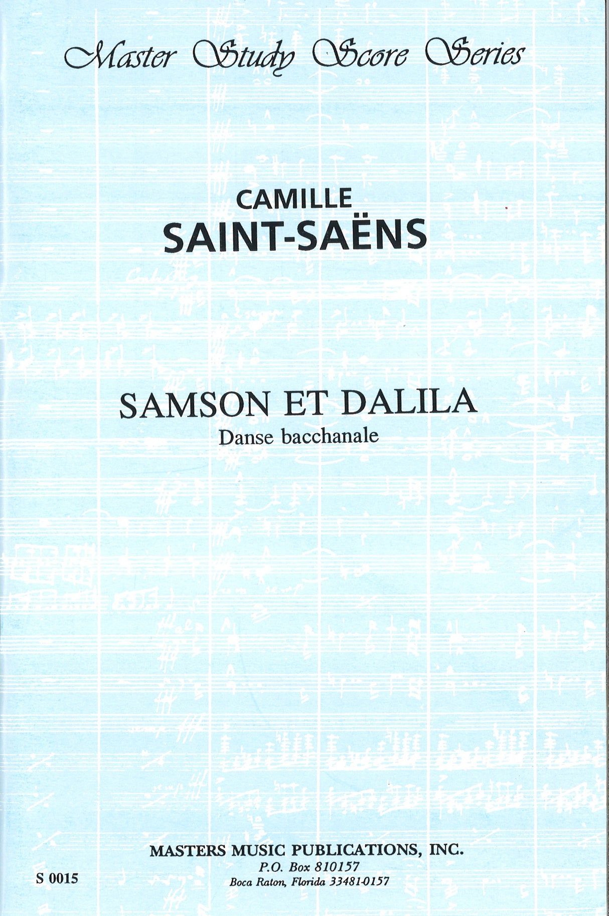 Saint-Saens, Danse bacchanale ('Samson') (Masters Music)