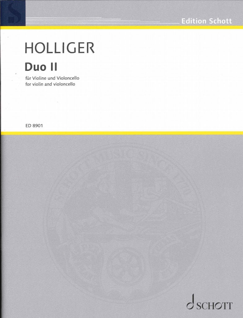 Holliger, Duo II (1988/94) (Vn,Vc) (Schott)