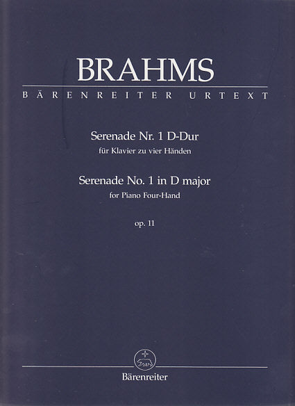 Brahms, Serenade No. 1 in D, op. 11 (Barenreiter)