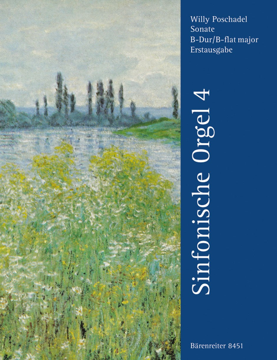 Poschadel, Sonate B-dur (Sinf.Orgel 4) (Barenreiter)