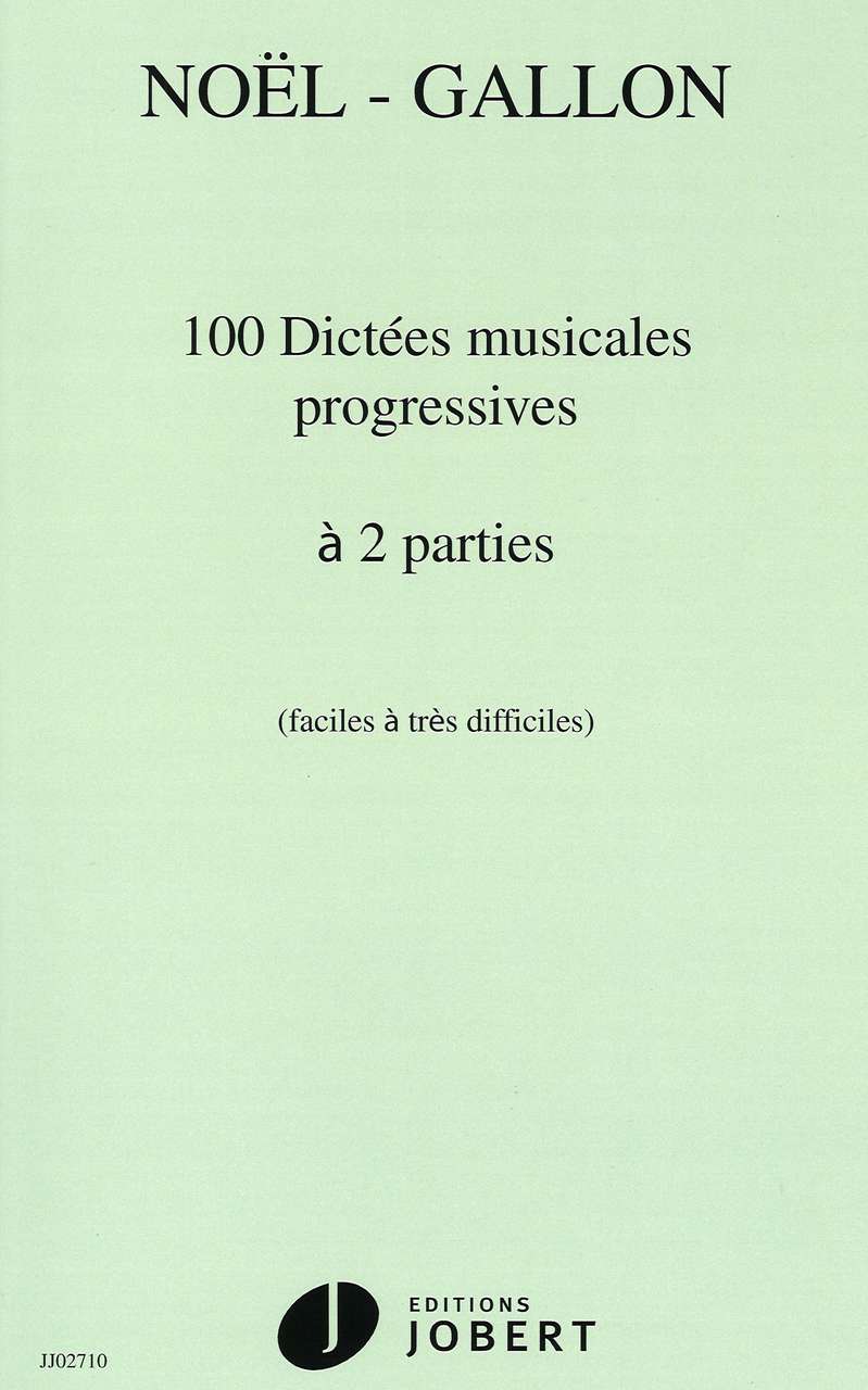 Gallon, 100 Dictees a 2 parties (Jobert)