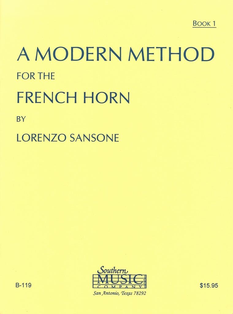 Sansone, Modern French Horn Method 1 (Southern)