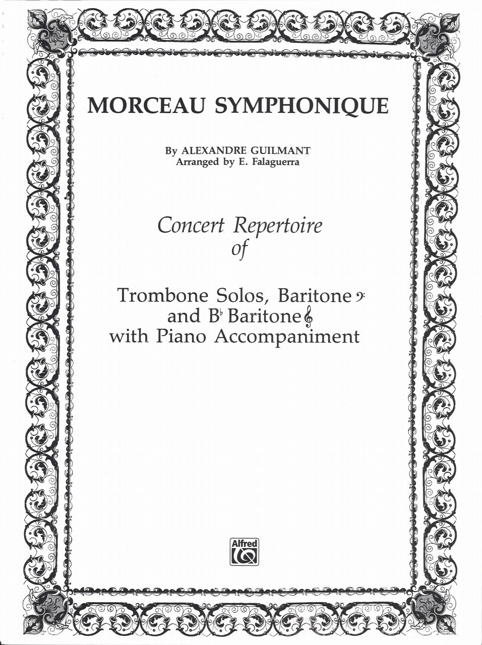Guilmant, Morceau symphonique (Tbn,Pf) (Warner Bros.)