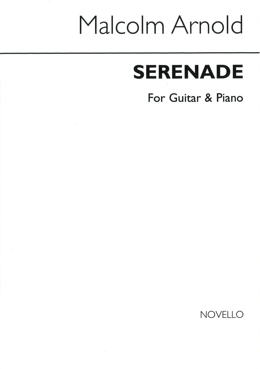 Arnold, Serenade op. 50 (Guit,Pf) (Paterson's)