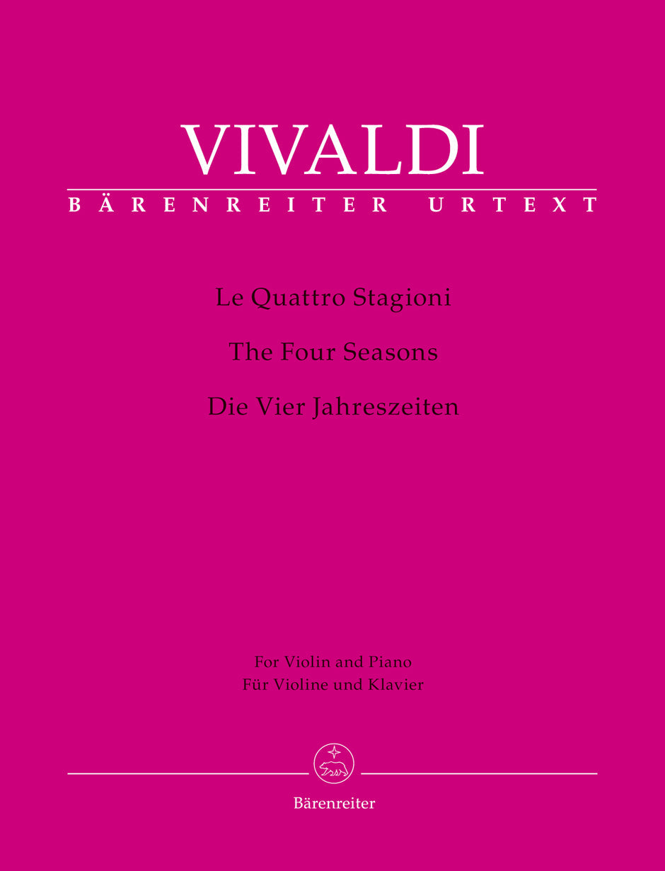 Vivaldi, Quattro stagioni op. 8/1-4 (Hog (Barenreiter)