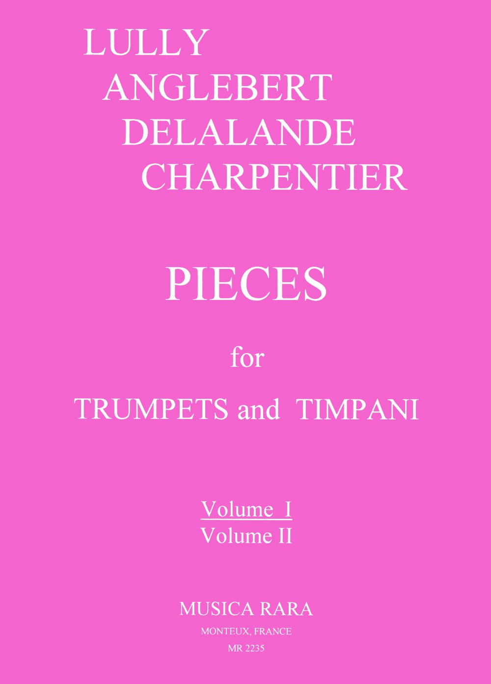Pieces for Trumpet and Timpani 1 (Musica Rara)