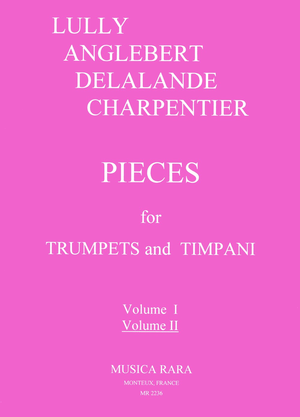Pieces for Trumpet and Timpani 2 (Musica Rara)