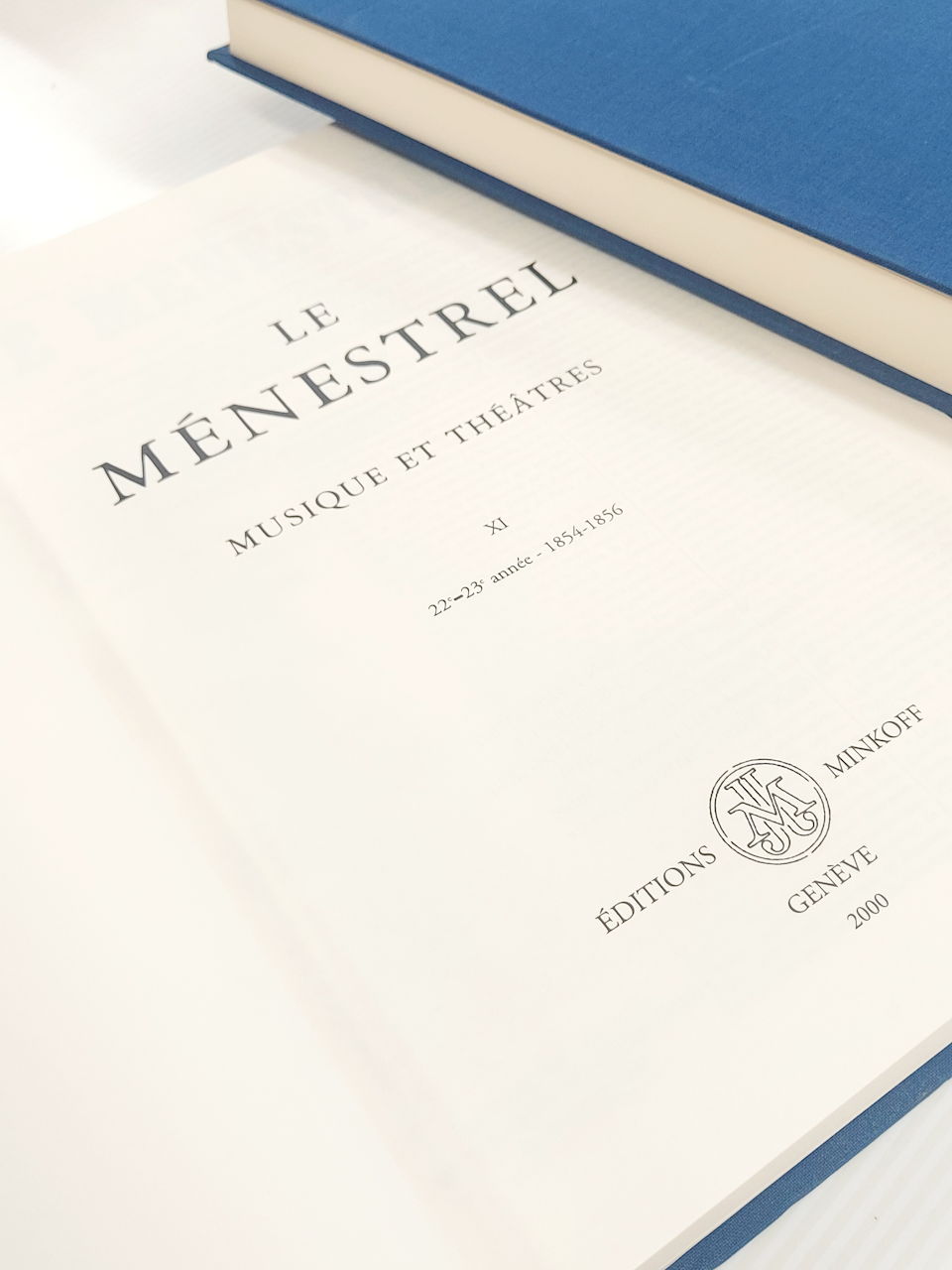 Menestrel 11: 22e-23e annee 1854-56 (Minkoff)