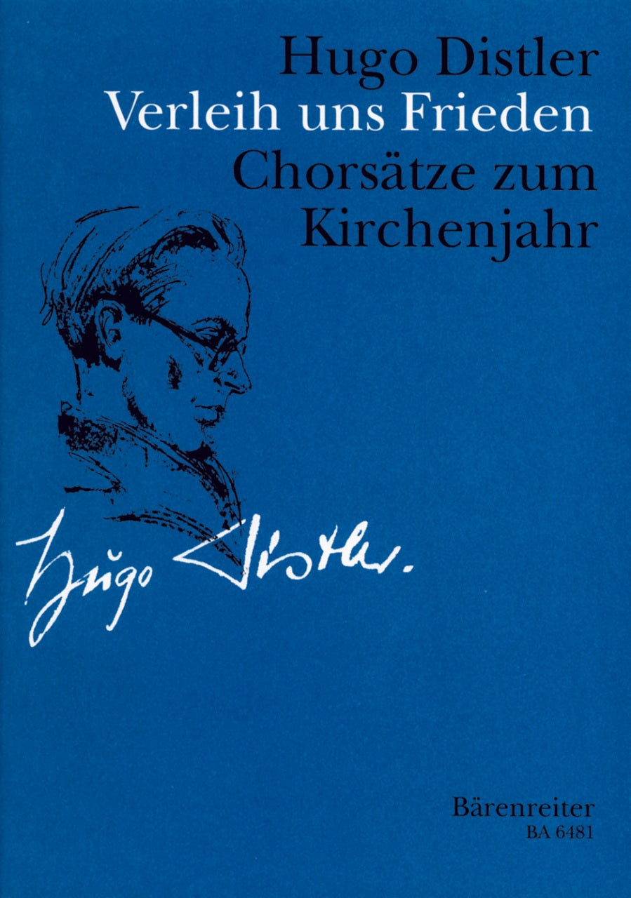 Distler, Verleih uns Frieden (Barenreiter)