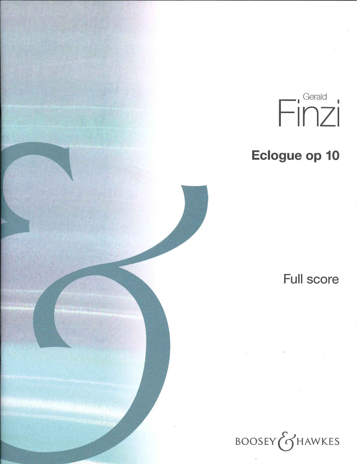Finzi, Eclogue (Pf,Str.Orch) Full Score (Boosey)