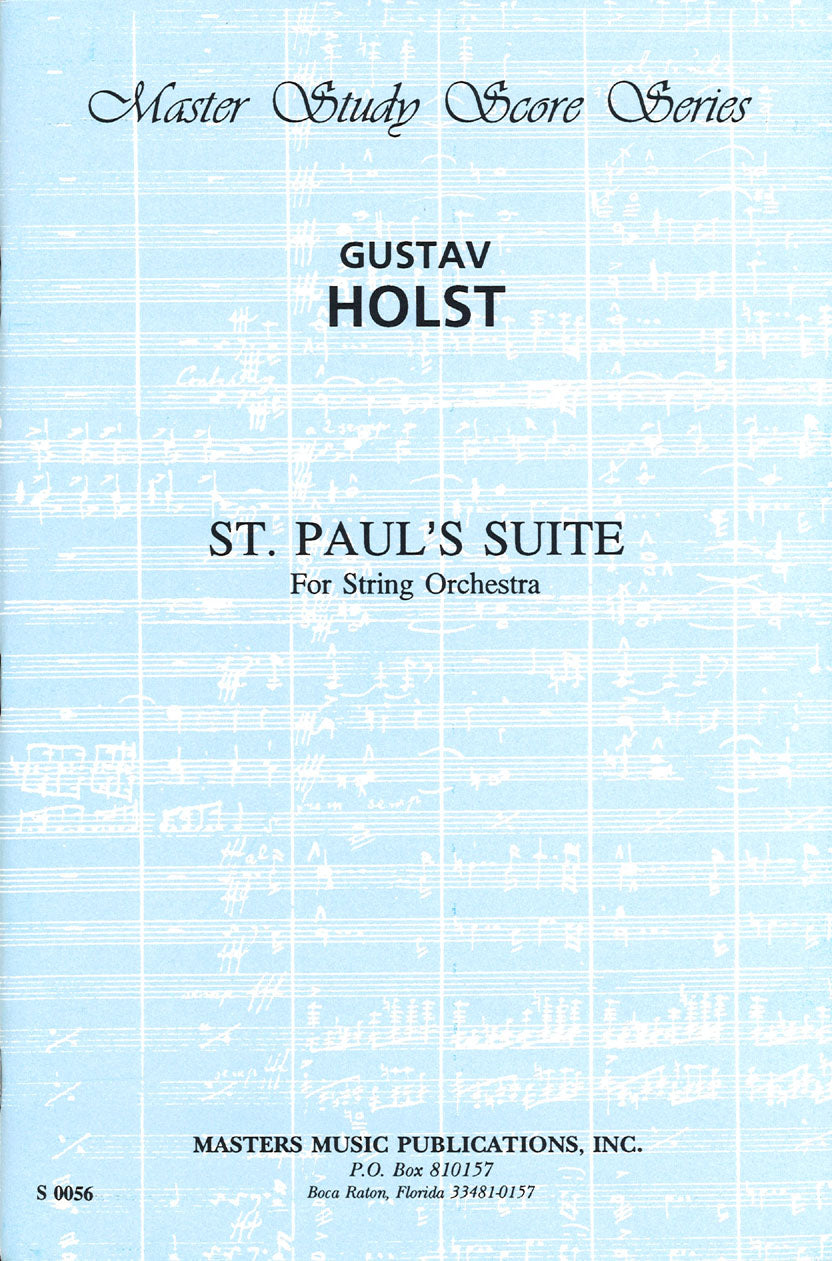 Holst, St. Paul's Suite (Masters Music)