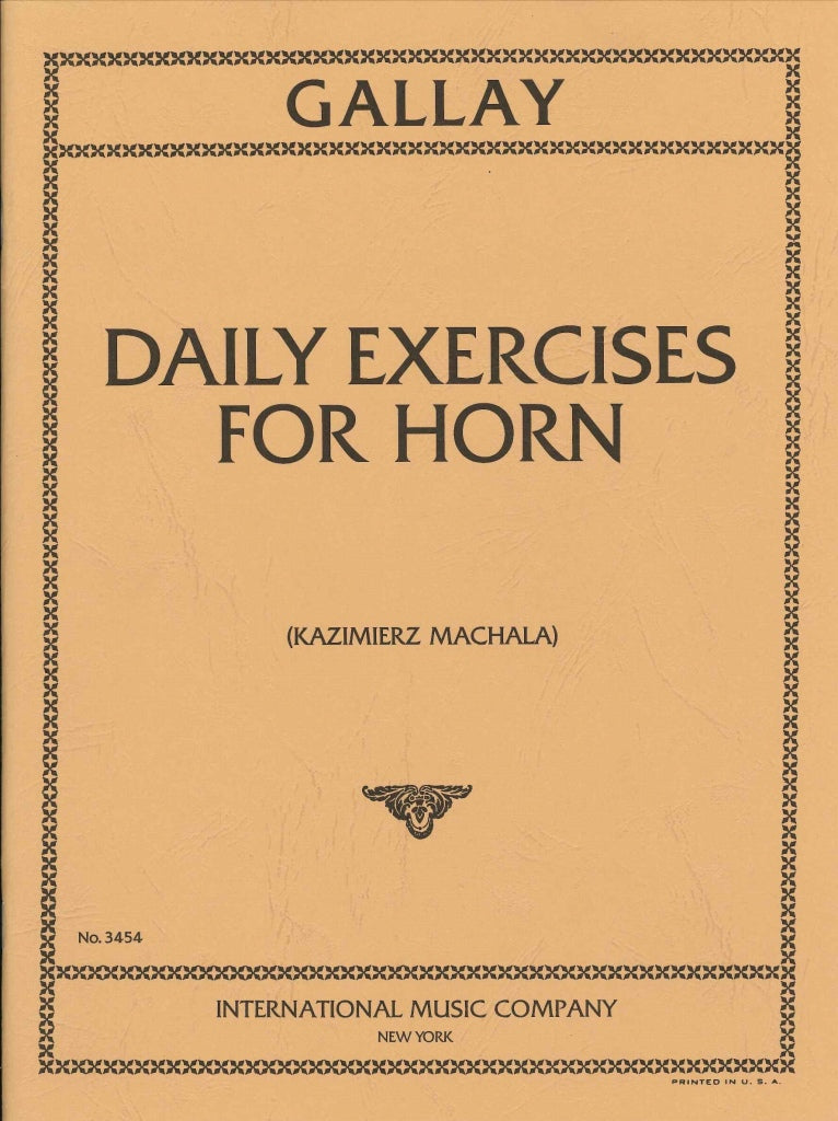 Gallay, Daily Exercises (Machala) (IMC)