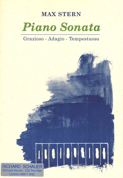 Stern, Piano Sonata (Max Stern)