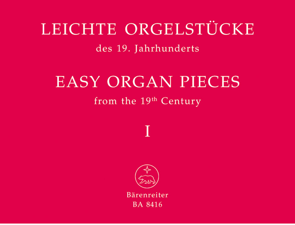 Leichte Orgelstucke des 19. Jhr. 1 (Barenreiter)