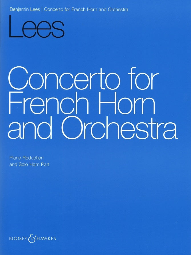 Lees, Concerto for Horn (Hn,Pf) (Boosey)